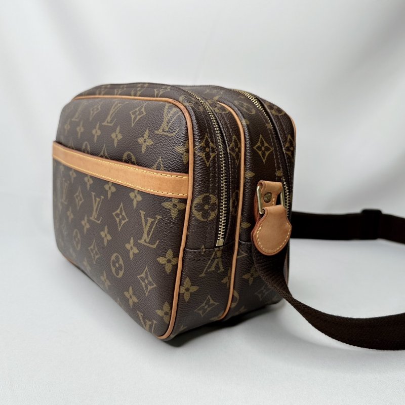 LV Reporter PM老花雙層斜背包-2