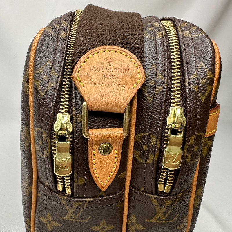 LV Reporter PM老花雙層斜背包-7