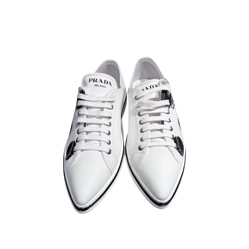 PRADA BLACK & WHITE SNEAKERS-1