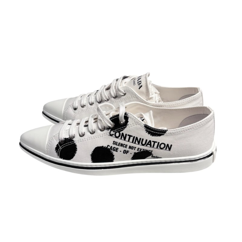 PRADA BLACK & WHITE SNEAKERS-2