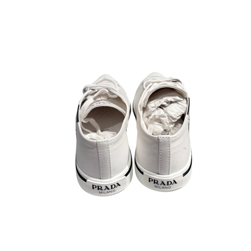 PRADA BLACK & WHITE SNEAKERS-4