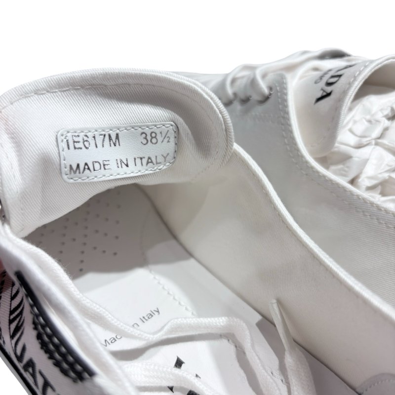 PRADA BLACK & WHITE SNEAKERS-5