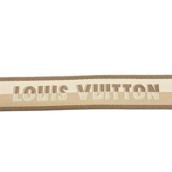 LV 路易威登LOUIS VUlTTON米色拼色英文LOGO圖騰可調整式寬背帶/ 肩帶/ 包包配件-4