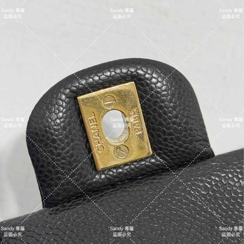 Chanel 小香 mini coco20 Cf20 黑金荔枝 保卡25開全配-15