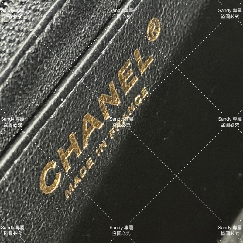 Chanel 小香 mini coco20 Cf20 黑金荔枝 保卡25開全配-30