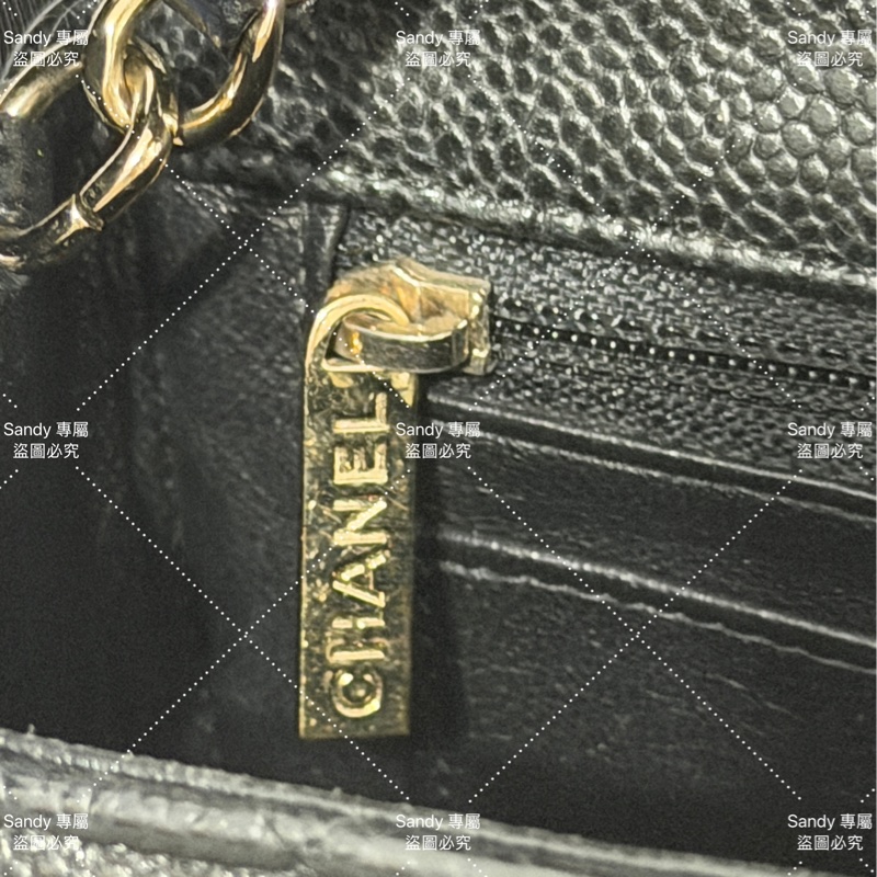 Chanel 小香 mini coco20 Cf20 黑金荔枝 保卡25開全配-31