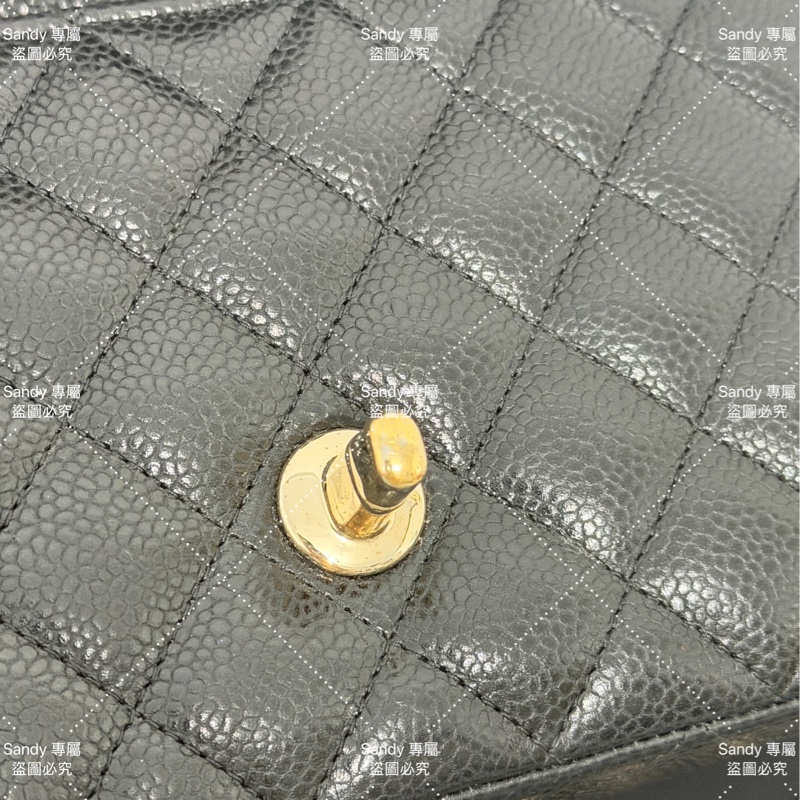 Chanel 小香 mini coco20 Cf20 黑金荔枝 保卡25開全配-37