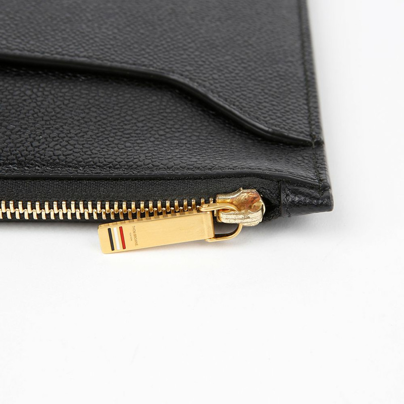 THOM BROWNE UAC005A RWB Tab 雙口袋中型手拿包-5