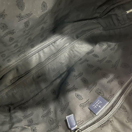 東區正精品㊣GUCCI 201480 藍色立體膠壓紋雙G手提包公事包 RZ5824-3