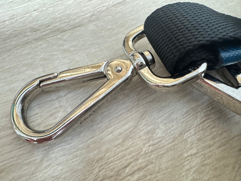 PRADA SAFFIANO TRAVEL 肩背包斜背包 2VH063 皮革藍色 男款-25