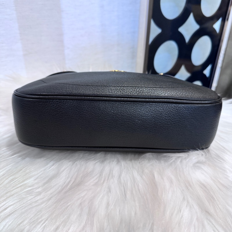 Gucci Aphrodite 黑牛皮彎月包 近全新-4