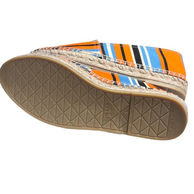 PRADA ORANGE SHOES-6