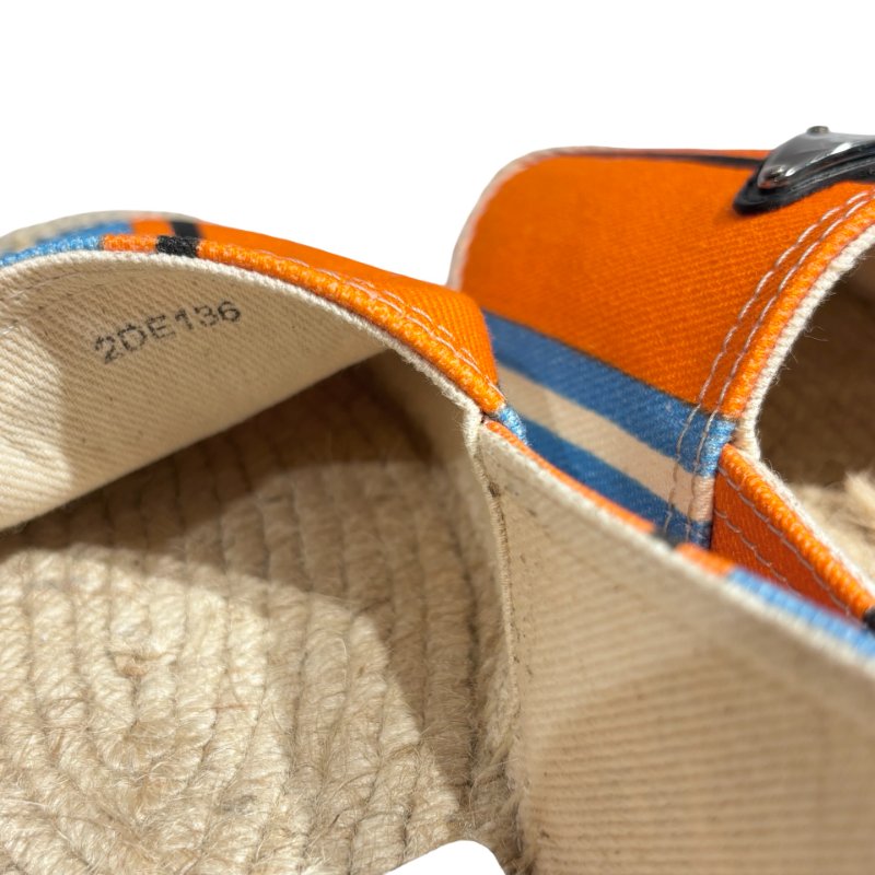 PRADA ORANGE SHOES-7