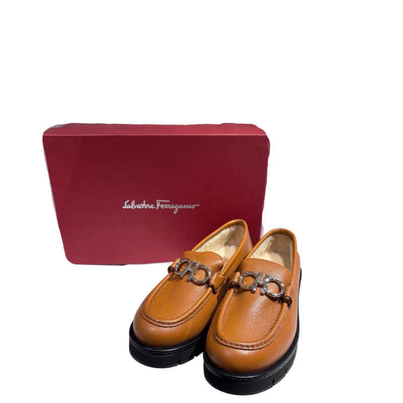 FERRAGAMO BROWN SHOES-0