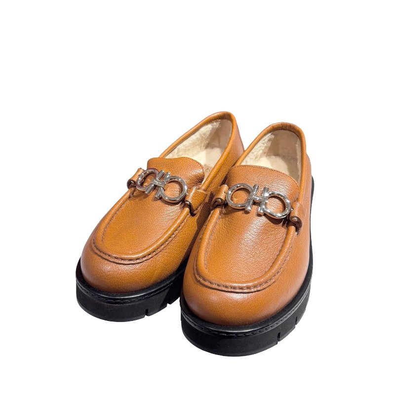 FERRAGAMO BROWN SHOES-1