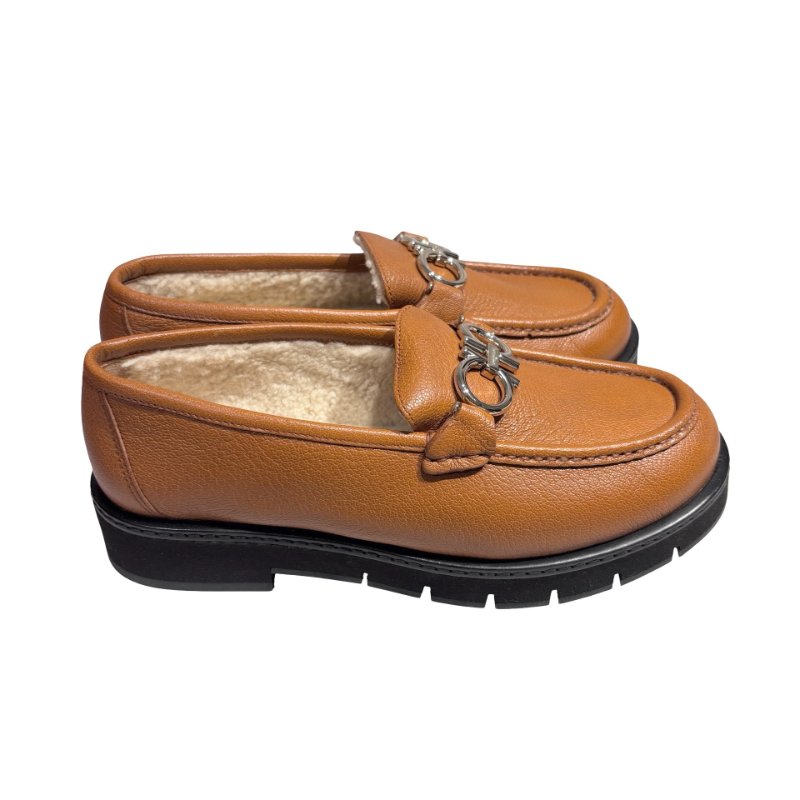 FERRAGAMO BROWN SHOES-4
