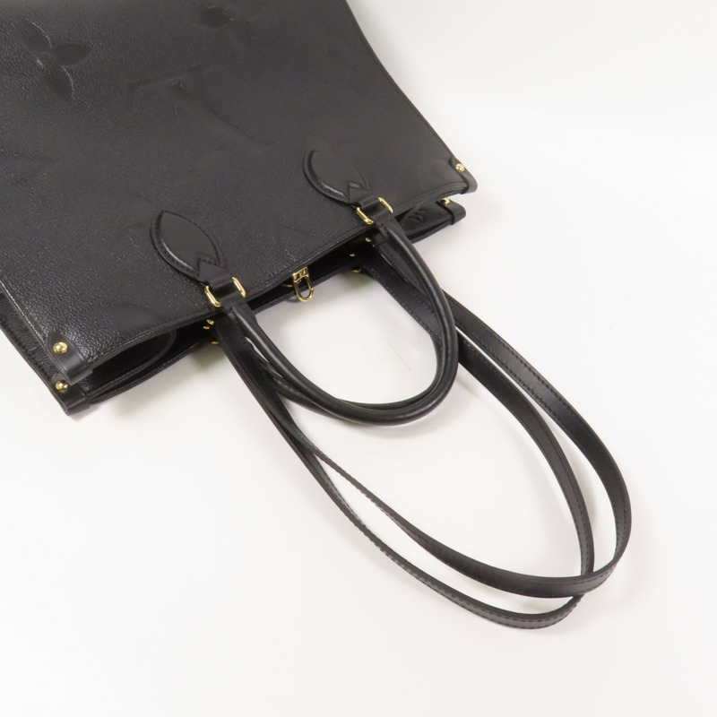 LOUIS VUITTON Monogram Empreinte On The Go MM金扣手挽肩背兩用袋-7