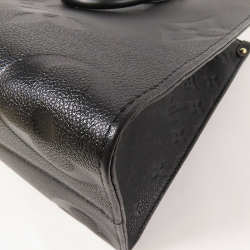 LOUIS VUITTON Monogram Empreinte On The Go MM金扣手挽肩背兩用袋-12