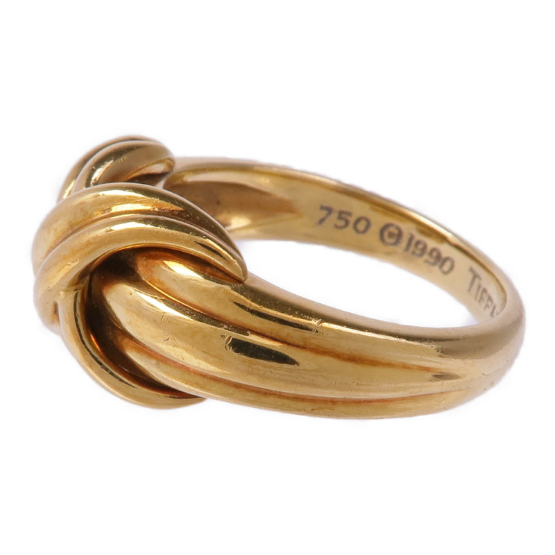 TIFFANY＆CO 18K黃金Ring戒指US#4.75-2