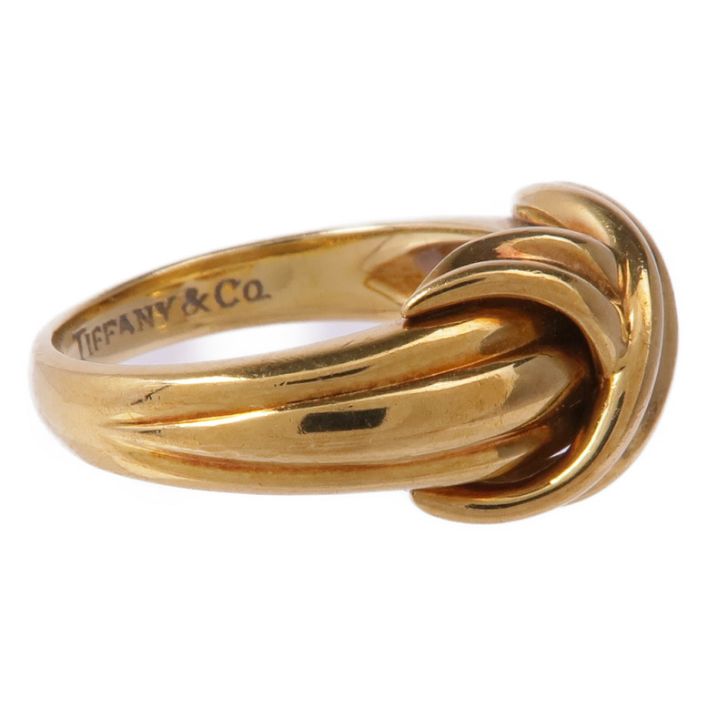 TIFFANY＆CO 18K黃金Ring戒指US#4.75-3