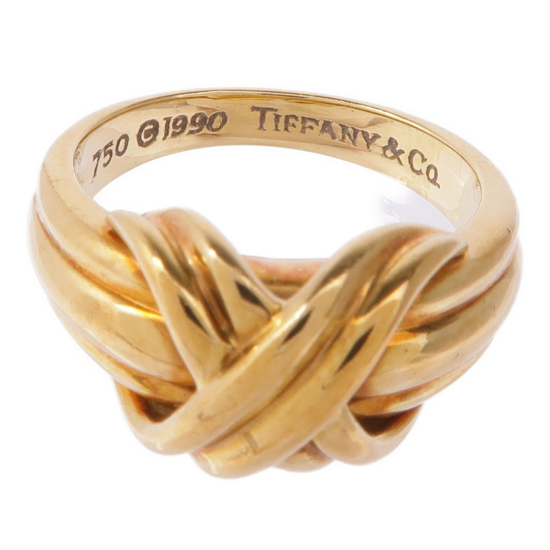 TIFFANY＆CO 18K黃金Ring戒指US#4.75-4