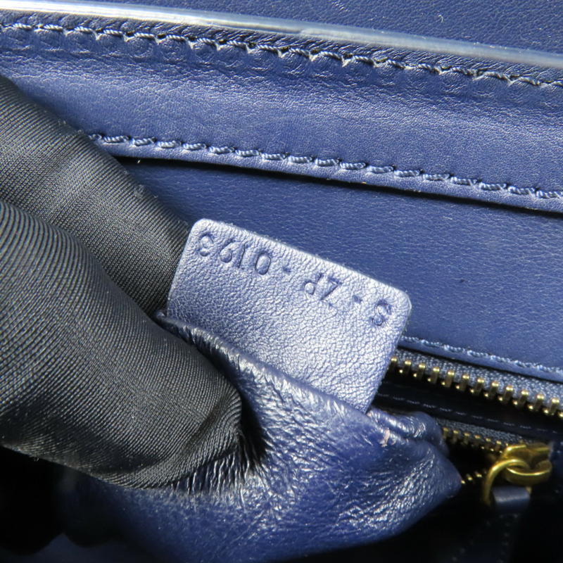 CELINE 牛皮皮革Micro Luggage金扣手挽袋-6