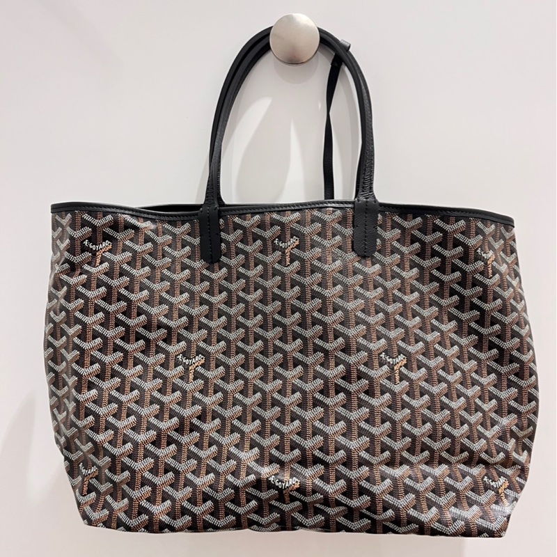 Goyard 高雅德 Saint Louis 托特包/黑色tote bag /PM/全新美品-0