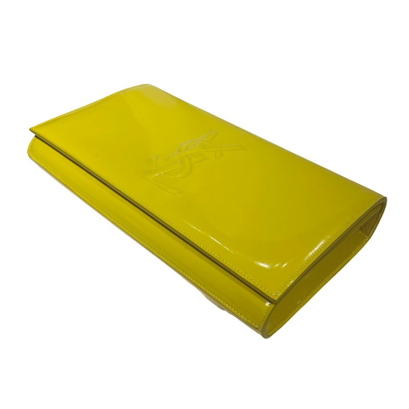 YSL YELLOW CLUTCH-3