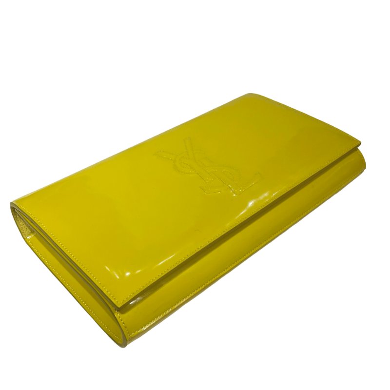 YSL YELLOW CLUTCH-6