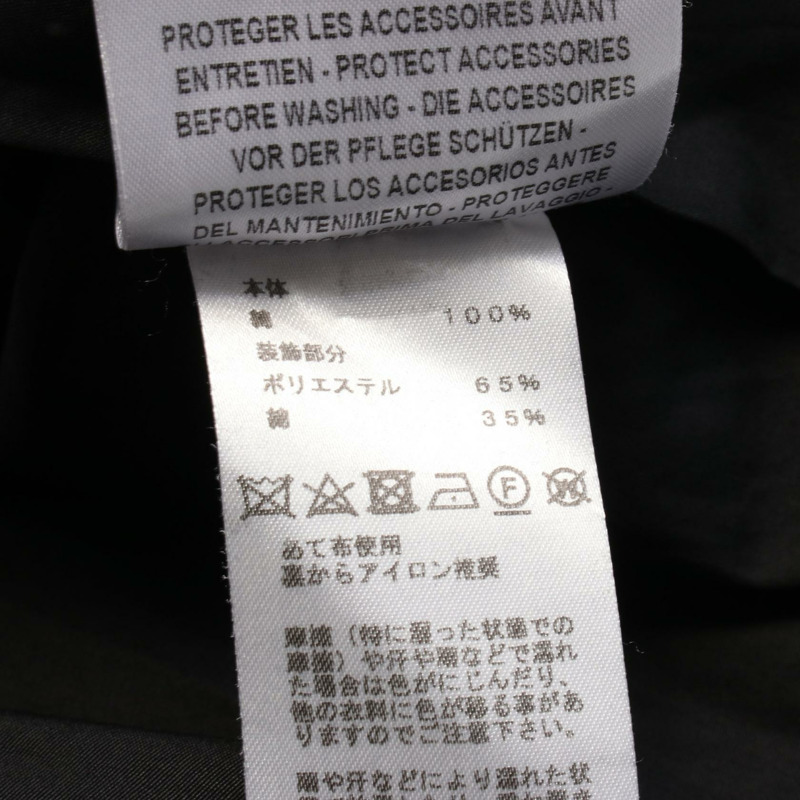 愛馬仕無領連身裙，黑色，棉質，二手，女款，38碼-3