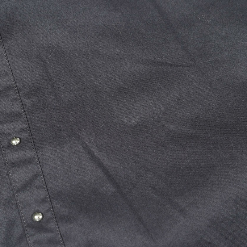 愛馬仕襯衫上衣 長袖 棉質 黑色 二手 女款 34 碼-4