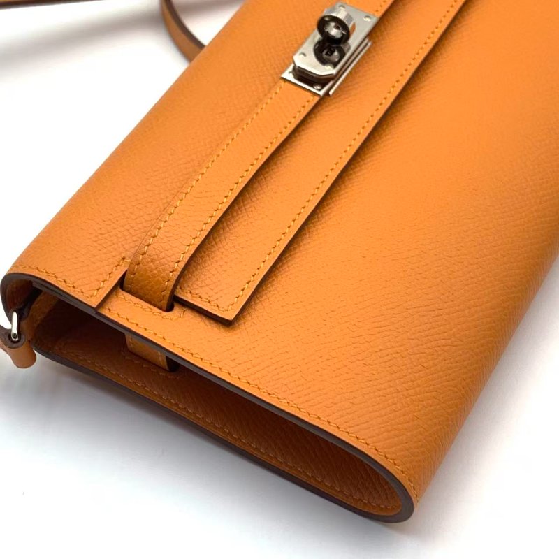 Hermes Kelly to go I9杏黃色 Epsom皮-2