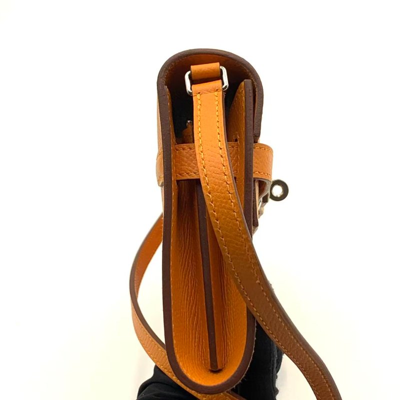 Hermes Kelly to go I9杏黃色 Epsom皮-5