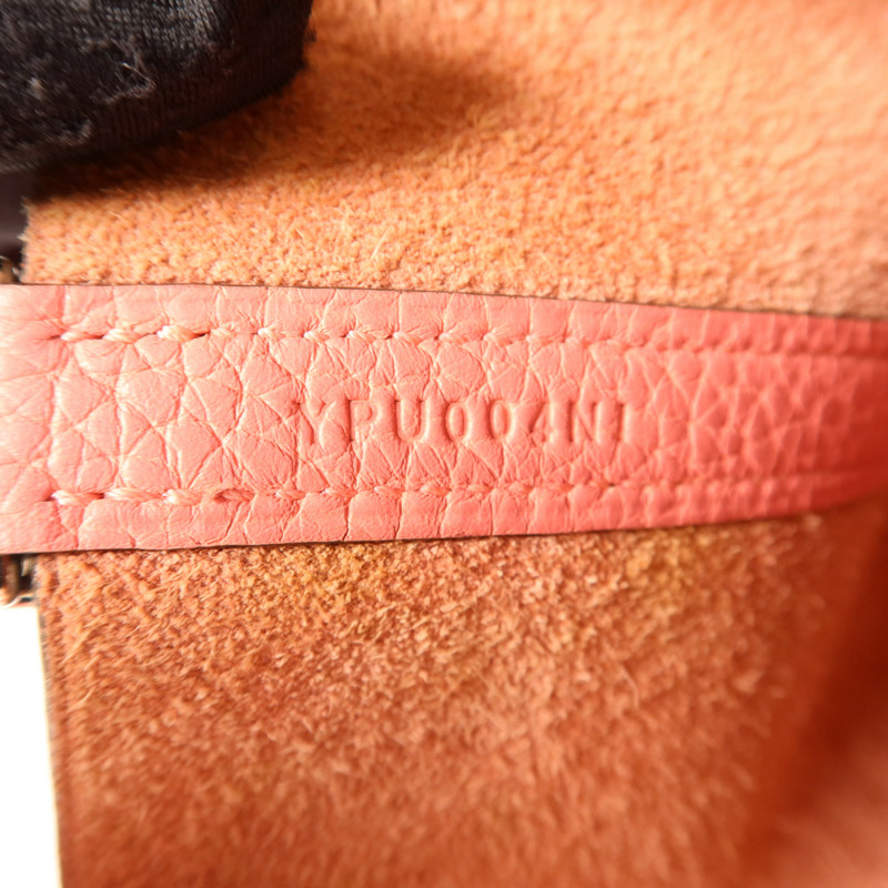 HERMES Clemence皮革Picotin MM銀扣手挽袋Rose Azalee-7