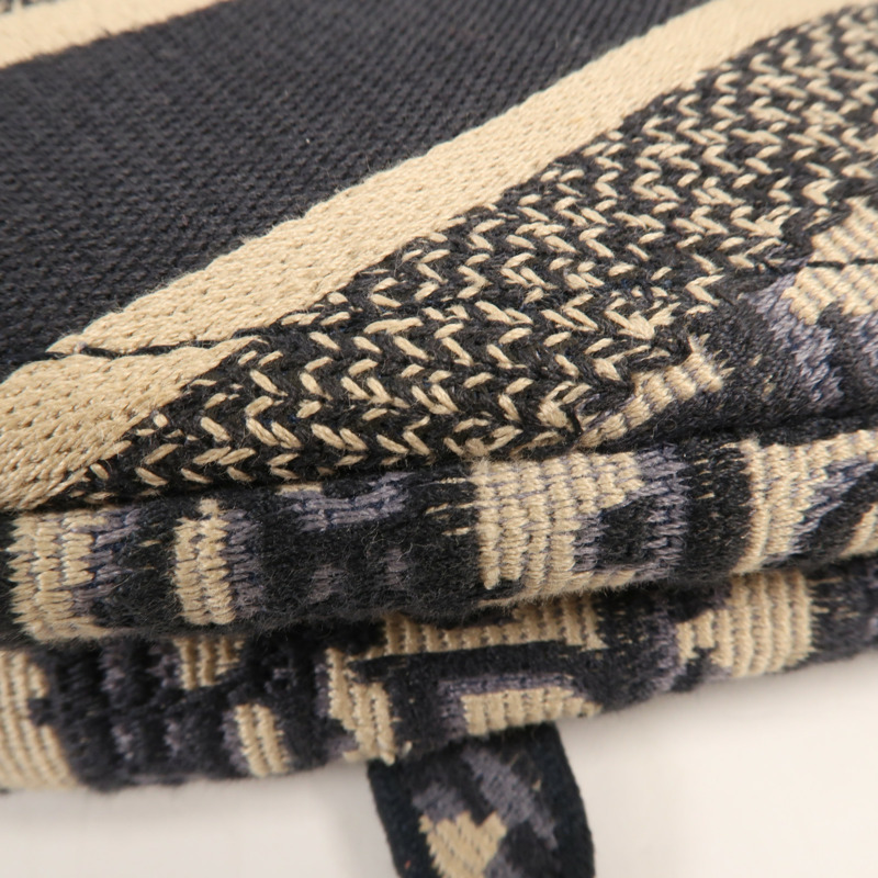 Dior 帆布Saddle金扣手挽肩背兩用袋-11