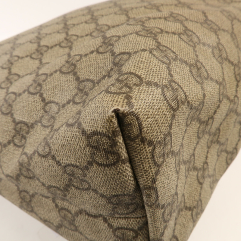 GUCCI 塗層帆布Tote Bag金扣手挽袋-5