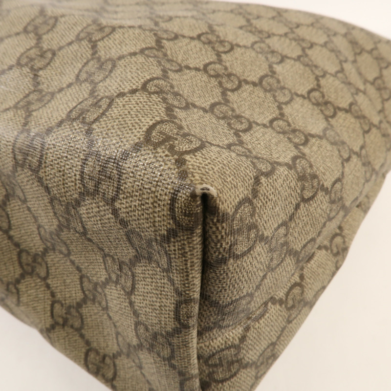 GUCCI 塗層帆布Tote Bag金扣手挽袋-8