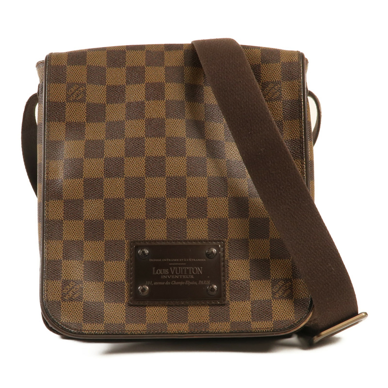 LOUIS VUITTON Damier Brooklyn PM肩背袋-0