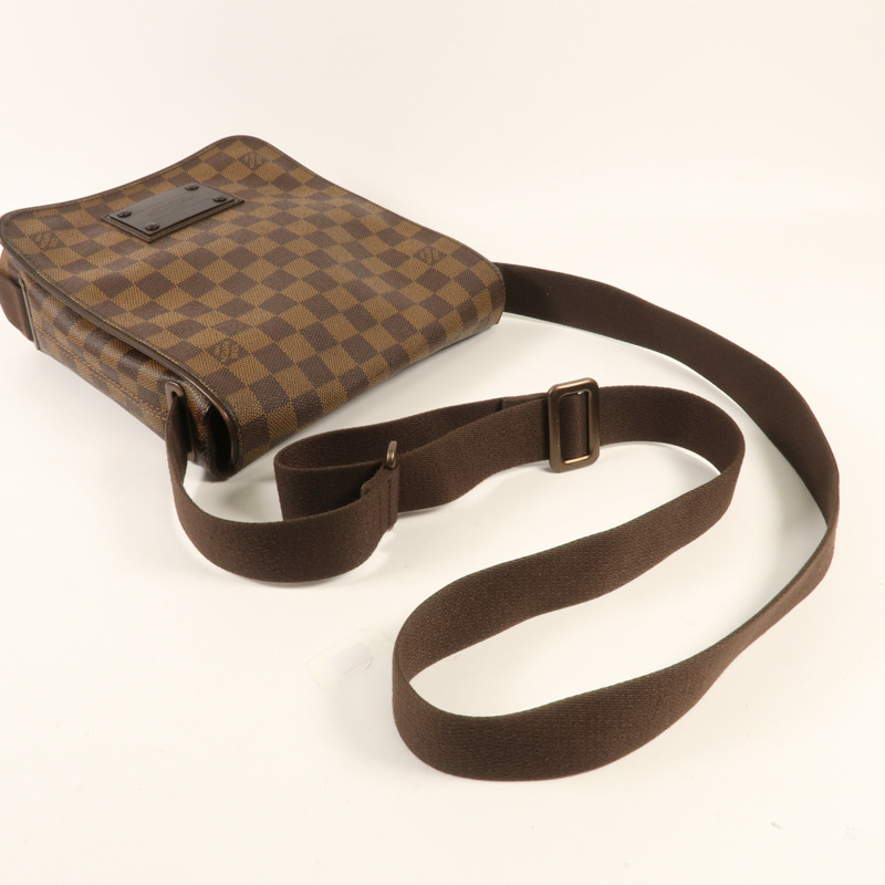 LOUIS VUITTON Damier Brooklyn PM肩背袋-5