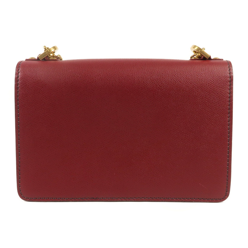 Dior 牛皮皮革J'aDior金扣鏈帶肩背袋-1