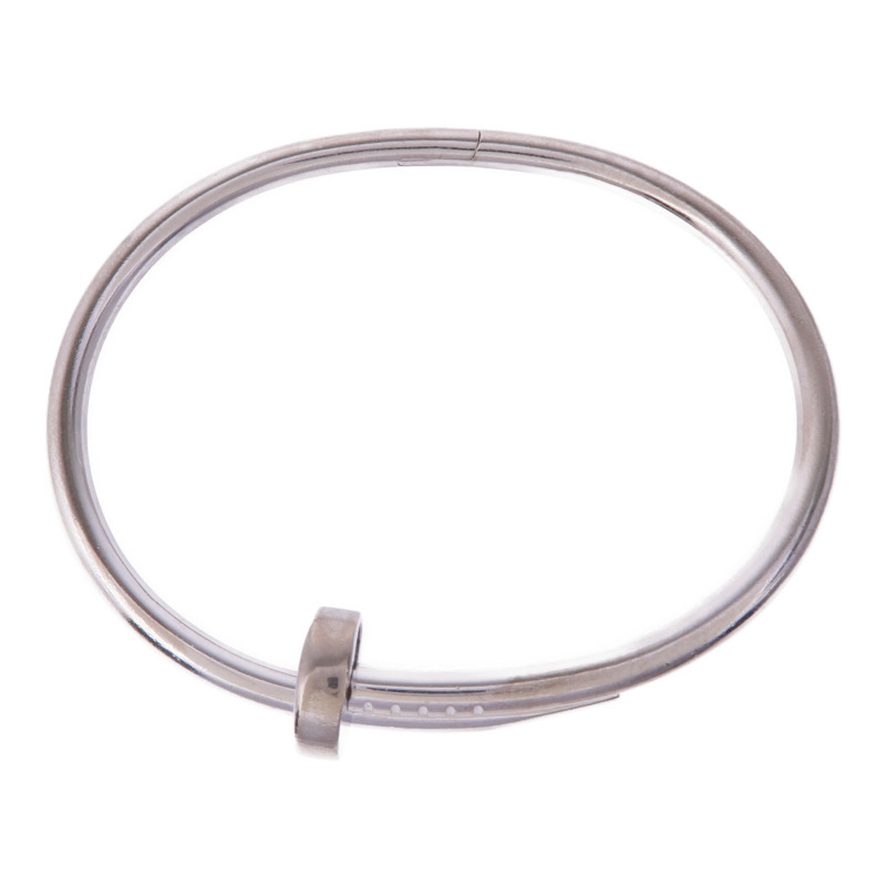 CARTIER 18K白金Juste Un Clou Bracelet手鐲-3