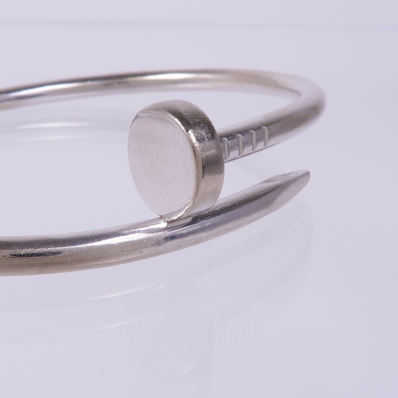 CARTIER 18K白金Juste Un Clou Bracelet手鐲-7