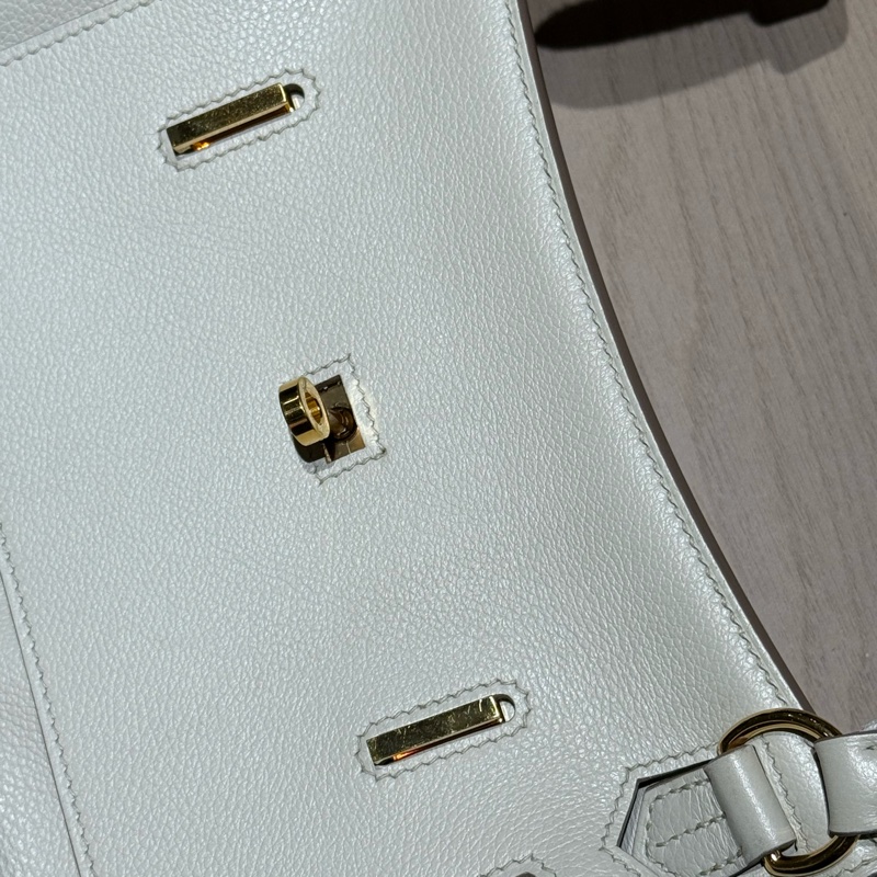Hermes mini jypsiere 迷你吉普賽包 冰川白 evercolor皮/金釦-4