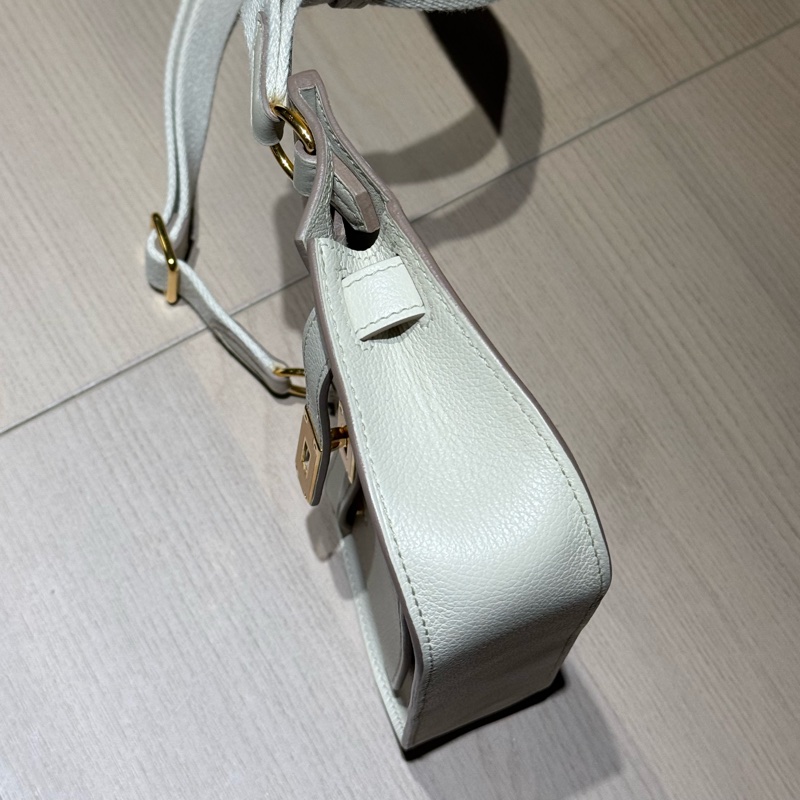 Hermes mini jypsiere 迷你吉普賽包 冰川白 evercolor皮/金釦-8