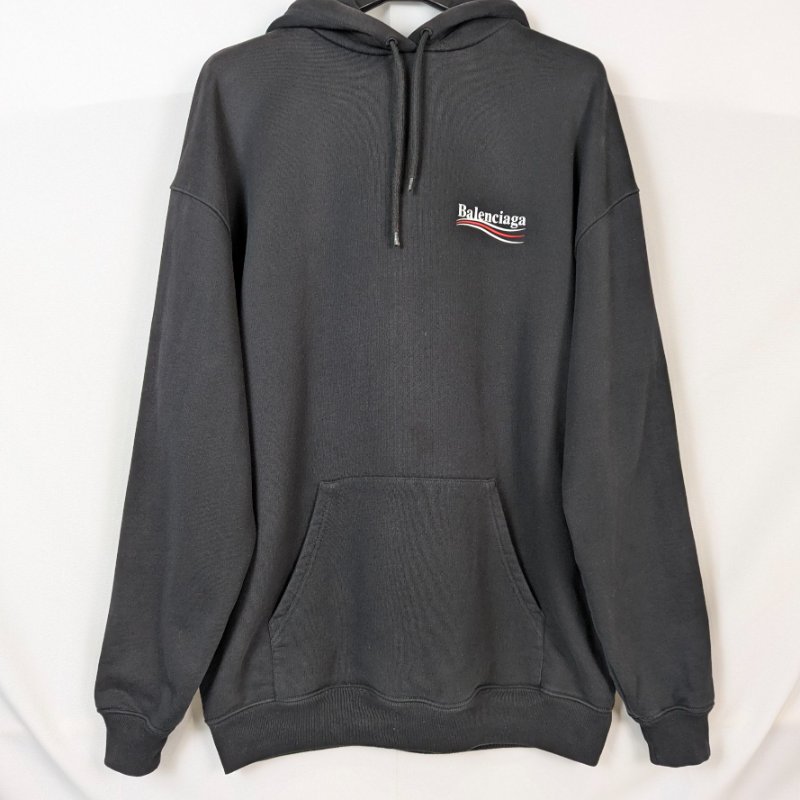 莉亞精品♡Balenciaga Logo連帽衛衣 尺碼S 二手美品-0