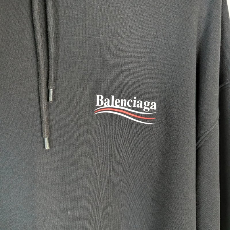 莉亞精品♡Balenciaga Logo連帽衛衣 尺碼S 二手美品-6