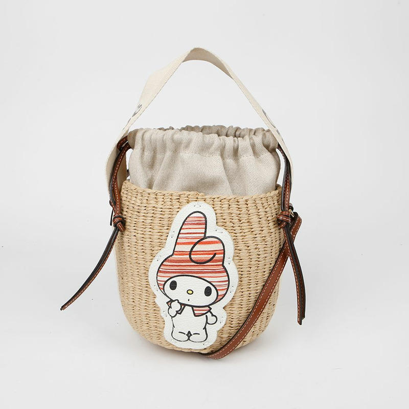 CHLOE CHC23SS381 My Melody Woody 小號籃子托特單肩包-0