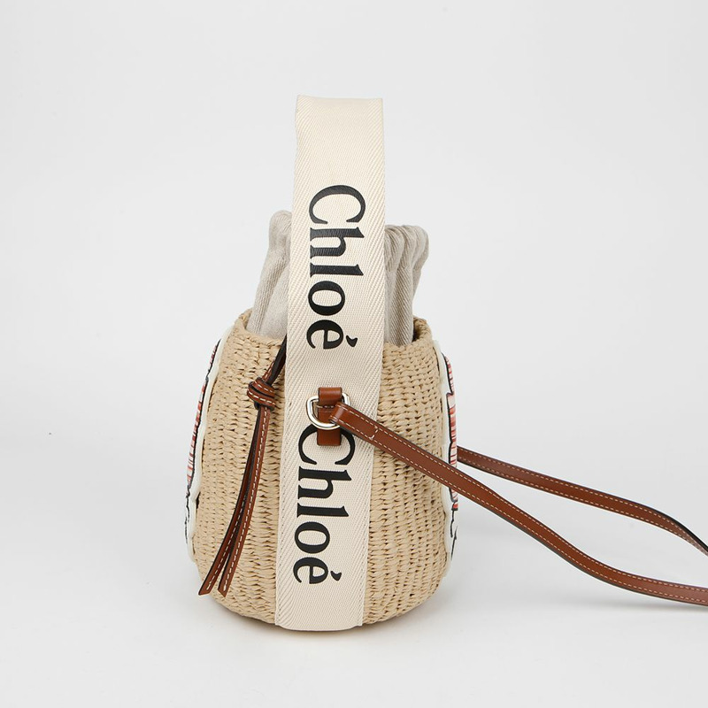 CHLOE CHC23SS381 My Melody Woody 小號籃子托特單肩包-3