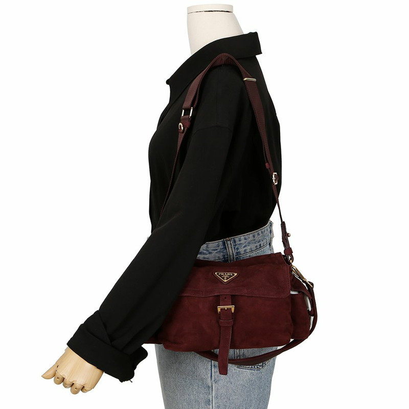 【包稅】PRADA 1BD394 探索中型單肩斜背包-9