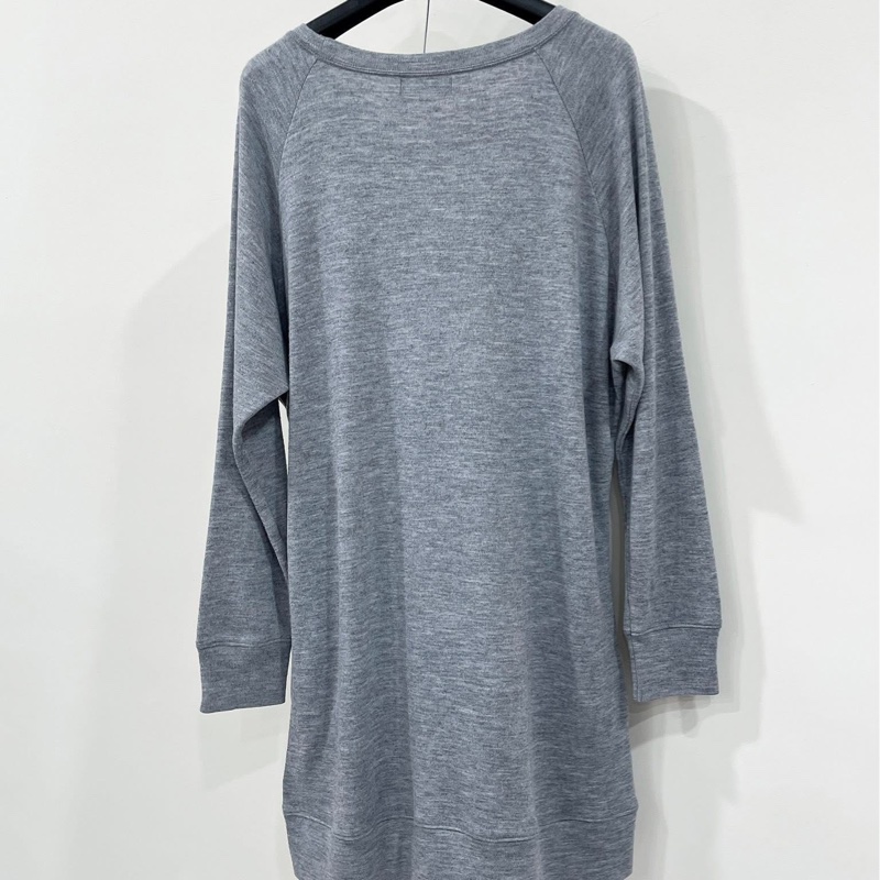 Burberry 藍標 大戰馬字母寬版混毛洋裝-1